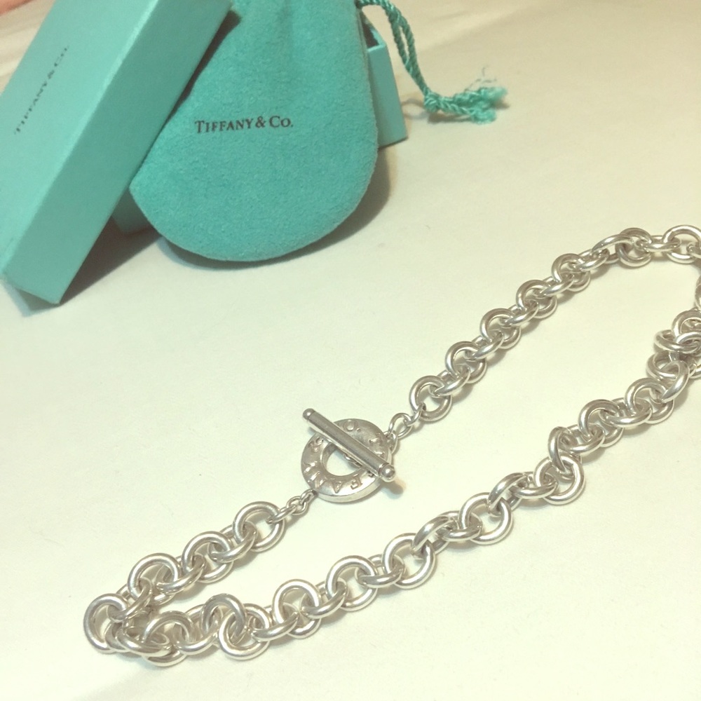 Tiffany and Co silver chocker necklace